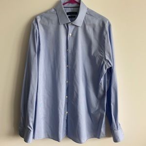 Blue and white check Tommy Hilfiger dress shirt